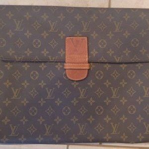 LOUIS VUITTON Monogram Poche Ministre M53445 Clutch Bag PVC Leather